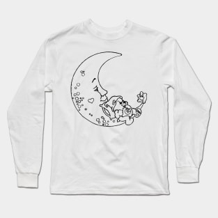 sleep on the moon Long Sleeve T-Shirt